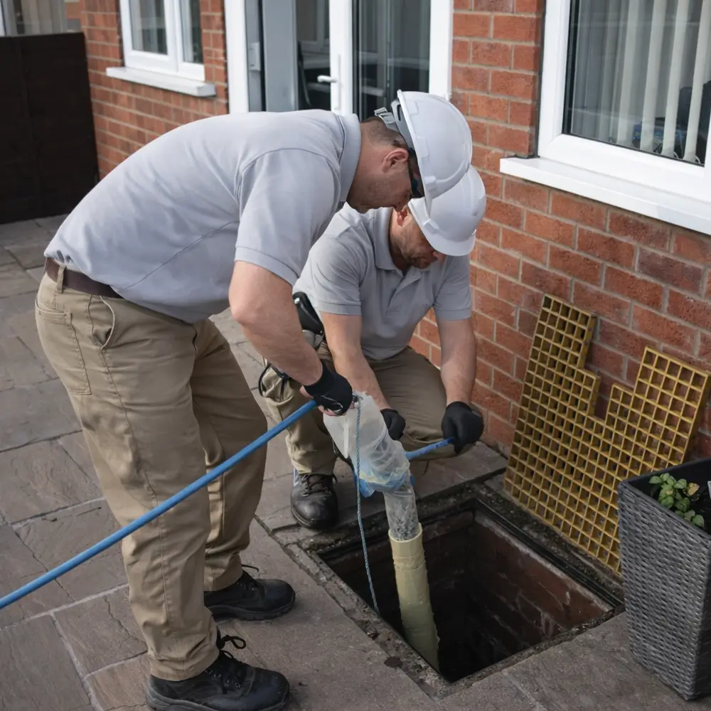 Blocked drain repair service in Biggleswade